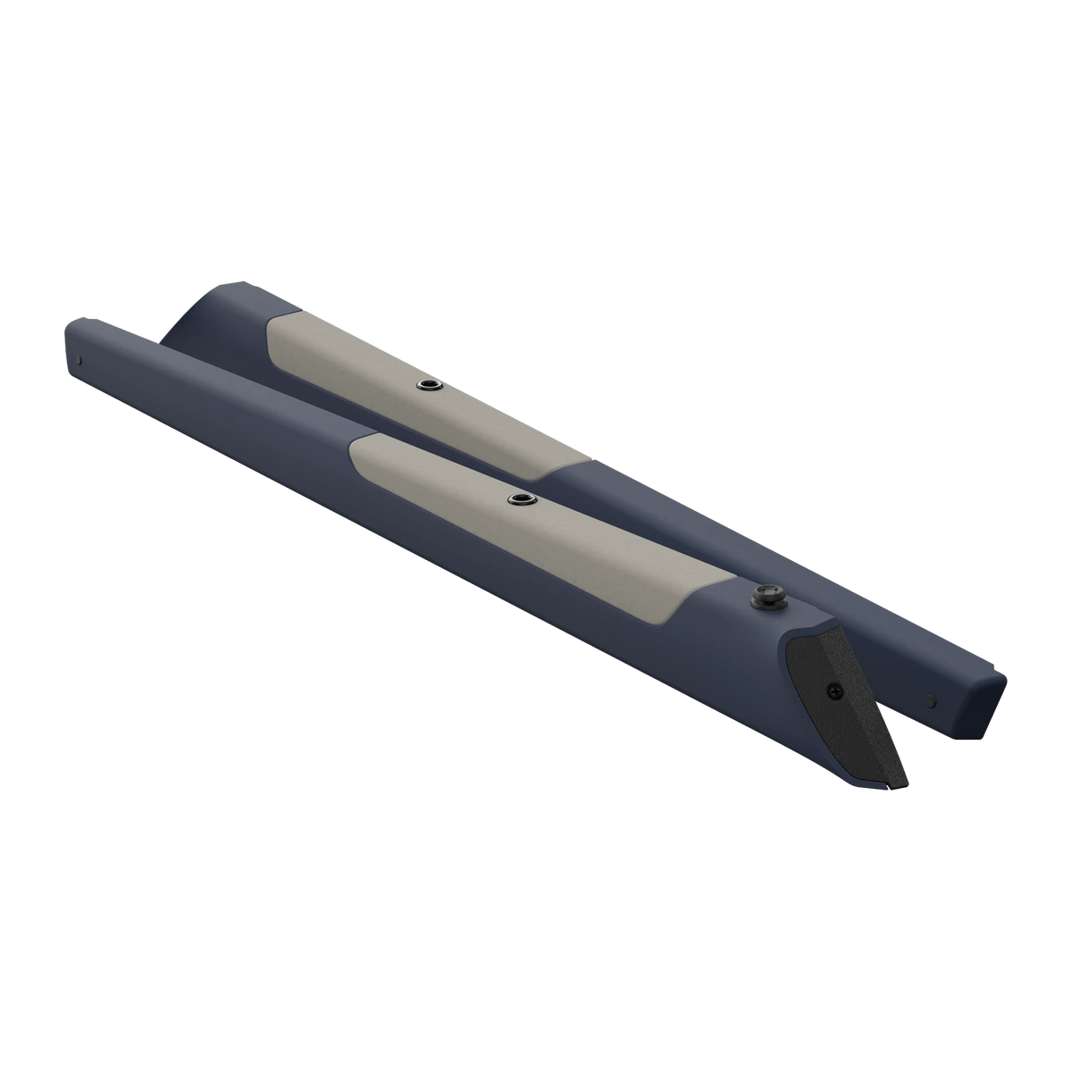 GR2.0 garnish rail for the Porsche 911 (911G · 1987-1989) in Cobalt Blue Nappa leather with a Silver Grey Alcantara insert