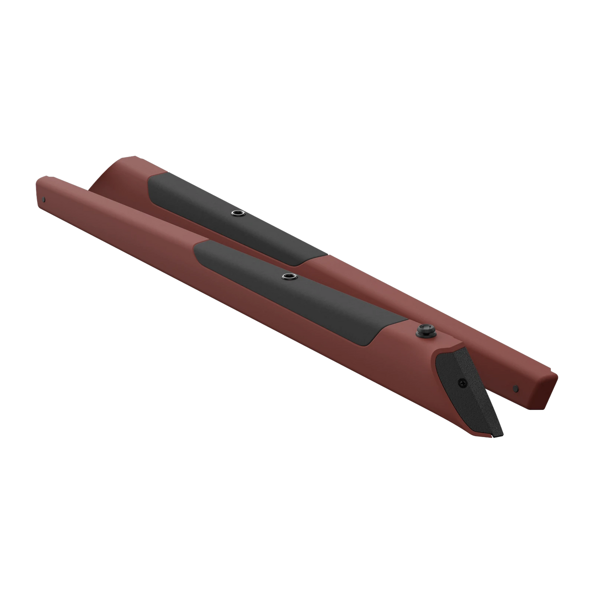 GR2.0 garnish rail for the Porsche 911 (964 · 1989-1994) in Boxster Red Nappa leather with a Deep Black Alcantara insert